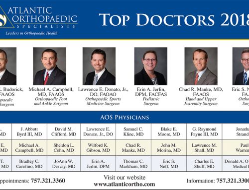 Six Atlantic Orthopaedic Specialists Physicians Named ‘TOP DOCS’ in 2019